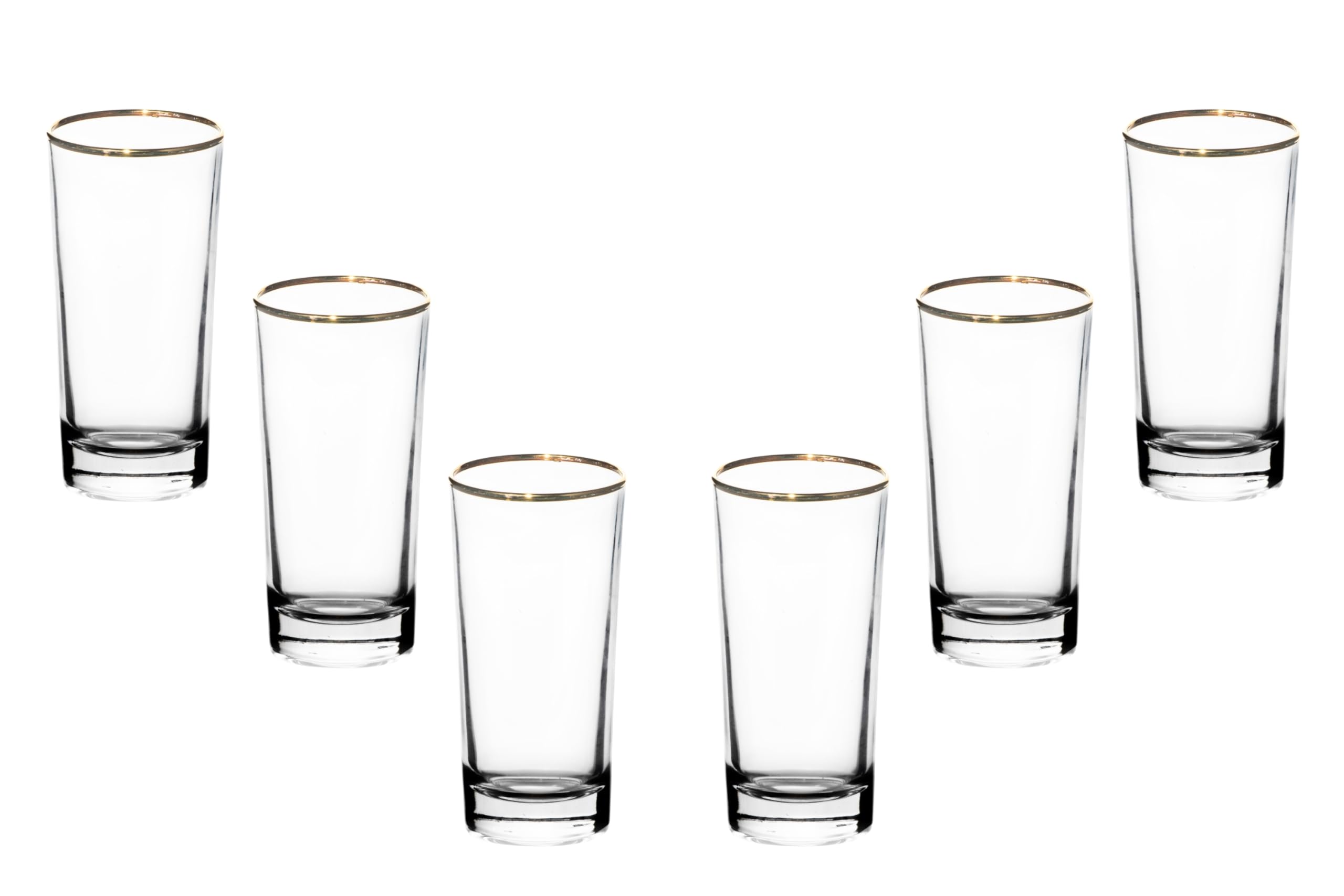 Highball Glasses - 10 Ounce Water and Tea Glassware for Juice, Whiskey, Wine, Cocktails, and More - Crystal Clear Versatile Stemless Drinking Glasses for Everyone