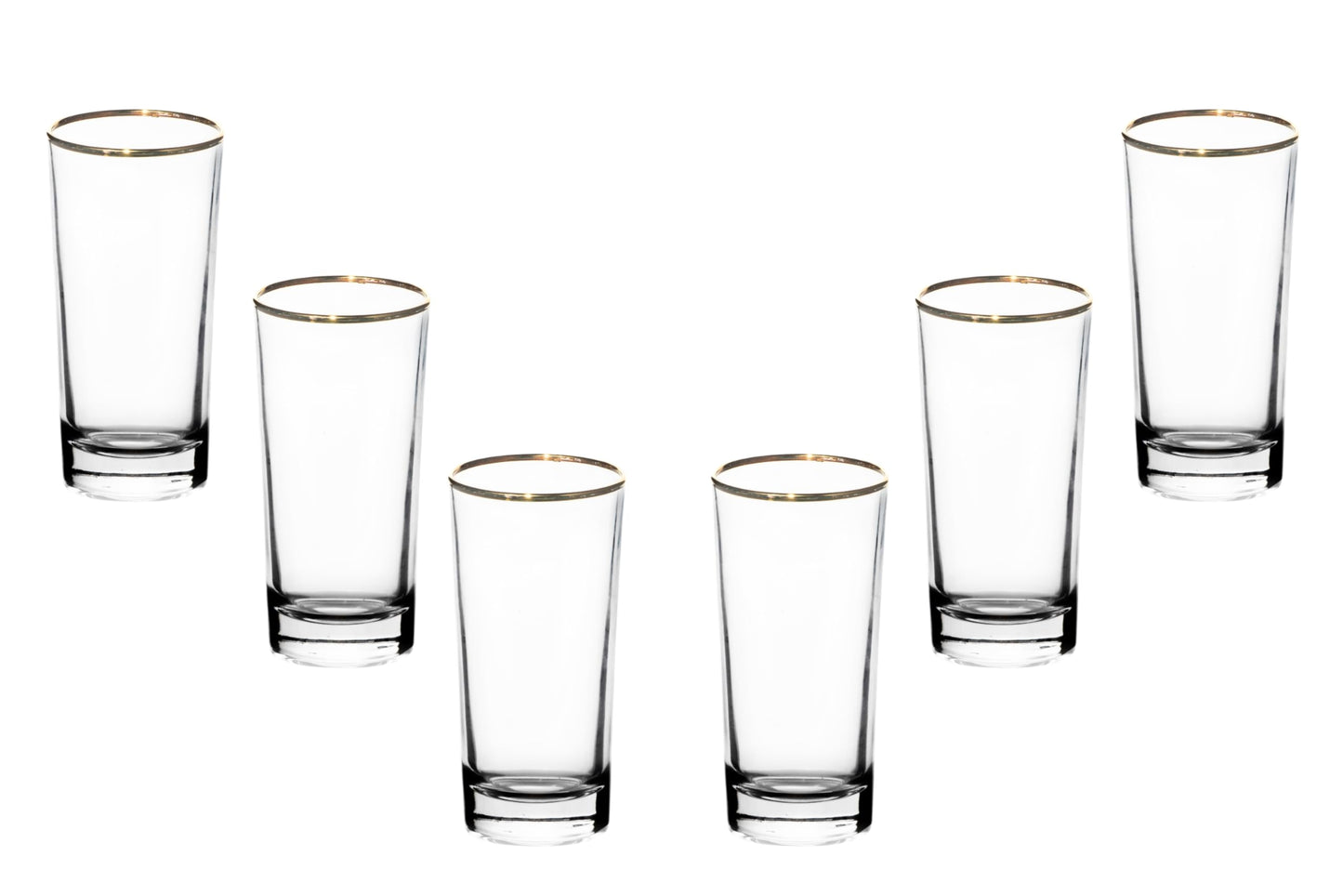 Highball Glasses - 10 Ounce Water and Tea Glassware for Juice, Whiskey, Wine, Cocktails, and More - Crystal Clear Versatile Stemless Drinking Glasses for Everyone