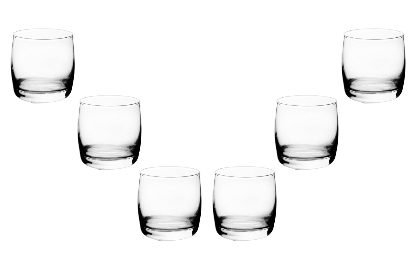Rocks Glasses - 10 Ounce Modern Stemless Glassware for Water, Juice, Cocktails, Margarita & Beer - Bourbon Glass, Shot Glass, Rock Tumbler, Ideal Party Set