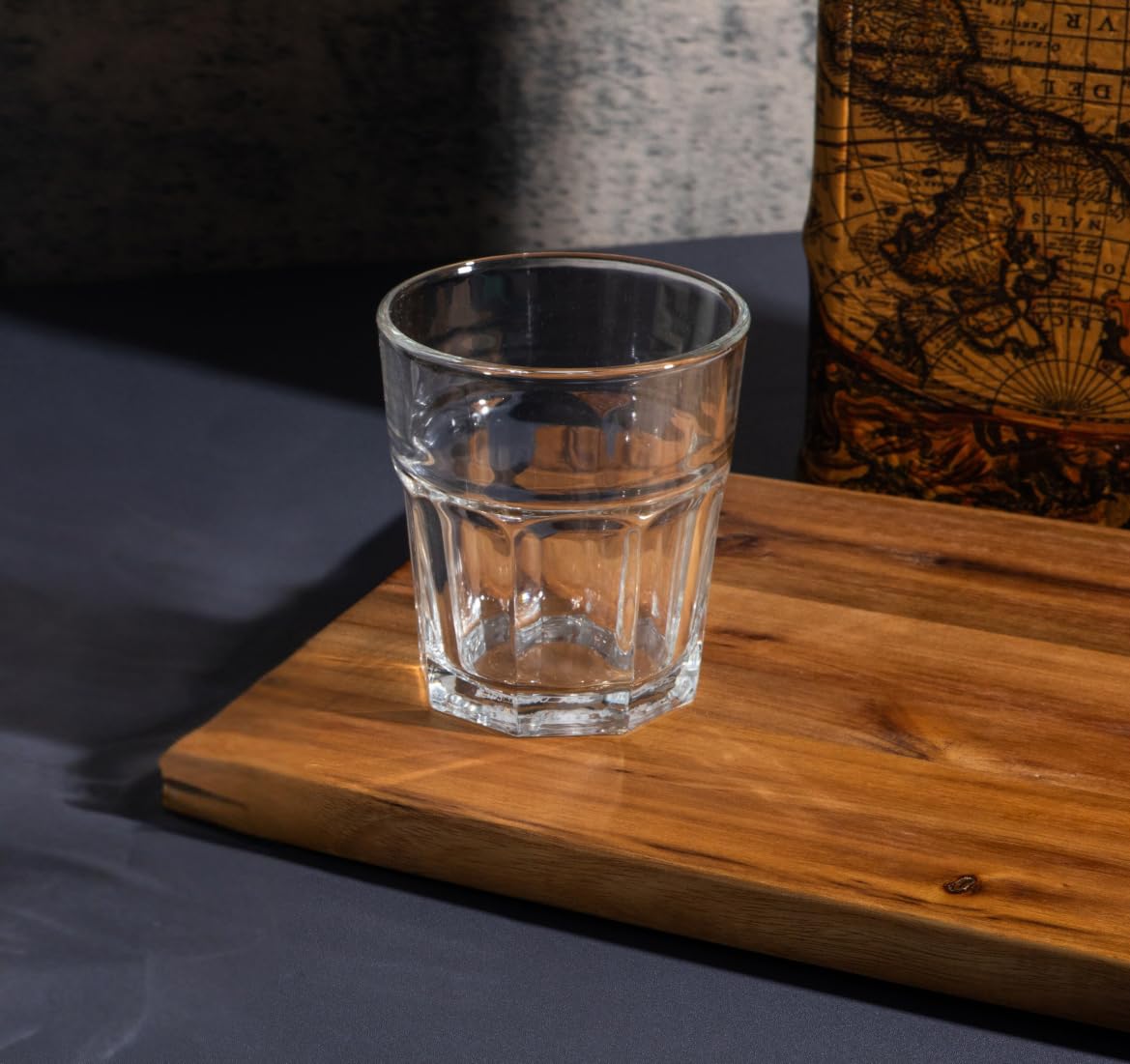 Double Old Fashioned Whiskey Glass - Drinking Glasses - 12 oz. Crystal Clear Glass Cups for on the Rocks Drinks - Unique Gifts for Men