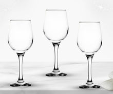 Crystal Clear Drinkware, 13.25 oz. - Set of 4, Elegant Wine Glasses with Stem - Suitable for Sparkling Beverages , Red and White Wine, Mocktails and Cocktails - Ideal for Bar, Home and Apartment (4)