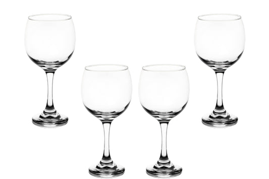 Wine Glasses – 20 Ounce Modern Crystal Clear Stemmed Goblets – Perfect Drinking Glassware for Water, Red Wine, White Wine, Champagne, Cocktails and More