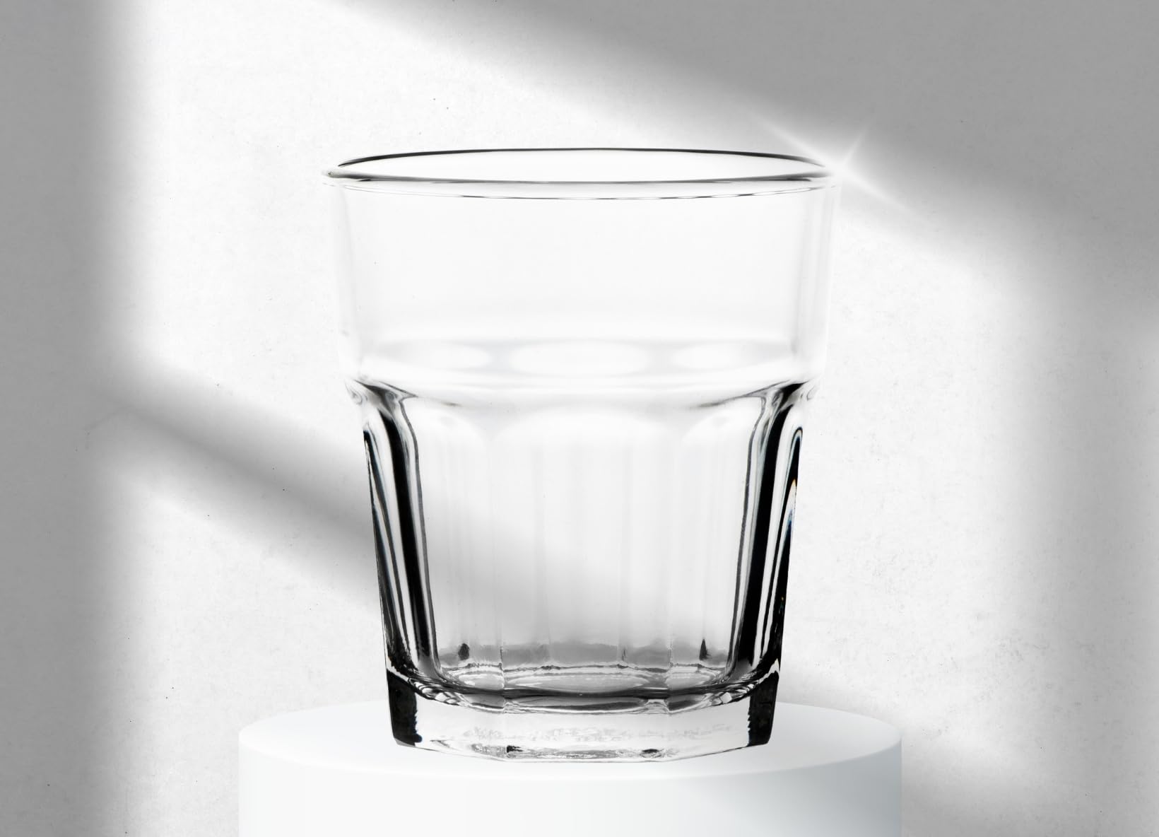 Double Old Fashioned Whiskey Glass - Drinking Glasses - 12 oz. Crystal Clear Glass Cups for on the Rocks Drinks - Unique Gifts for Men