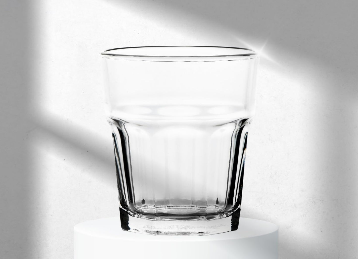 Double Old Fashioned Whiskey Glass - Drinking Glasses - 12 oz. Crystal Clear Glass Cups for on the Rocks Drinks - Unique Gifts for Men