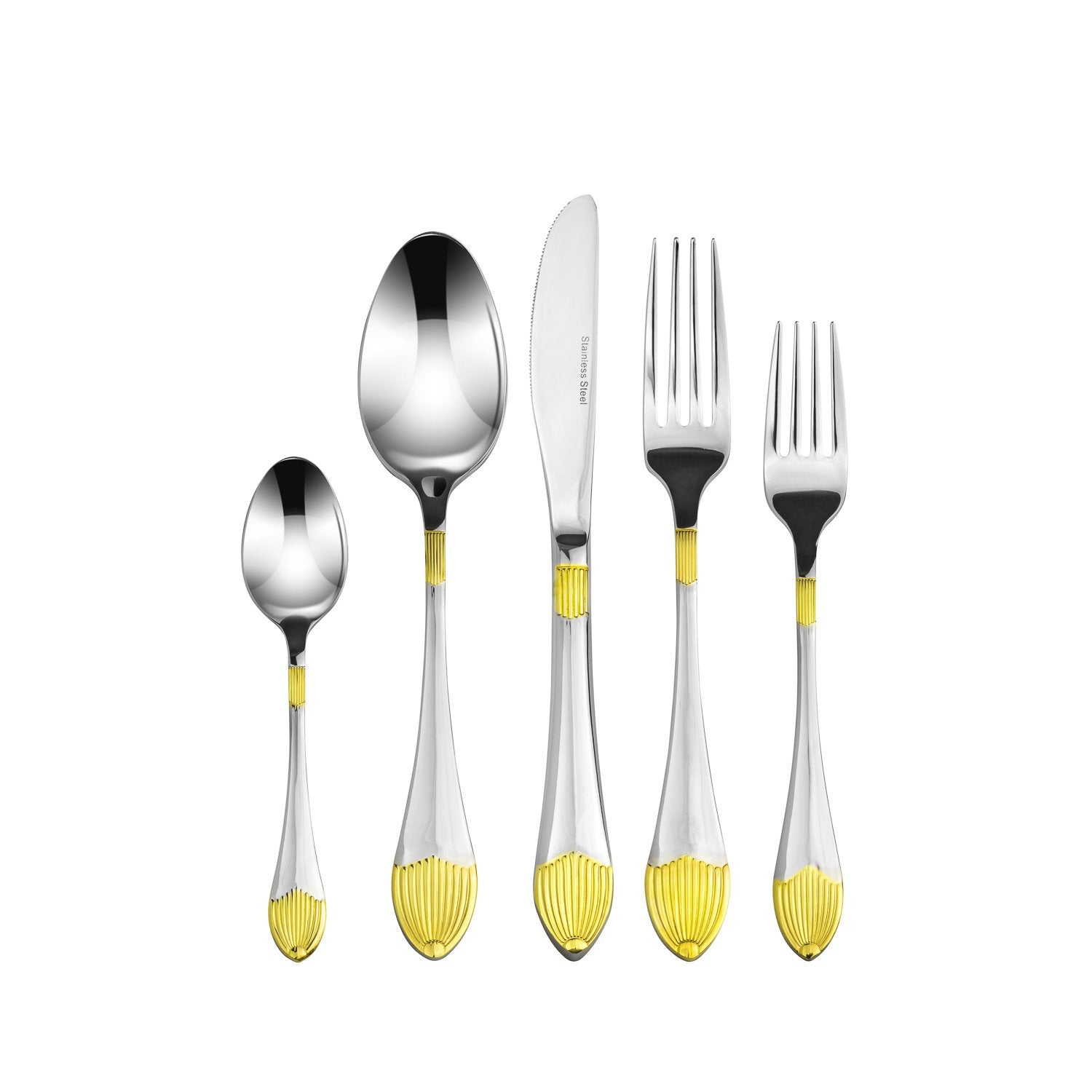 Flatware set stainless steel
