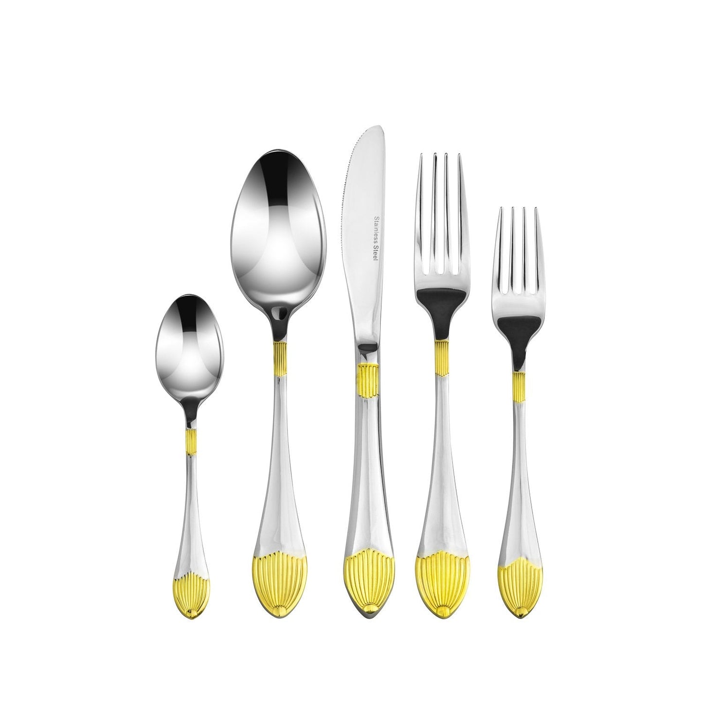 Flatware set stainless steel