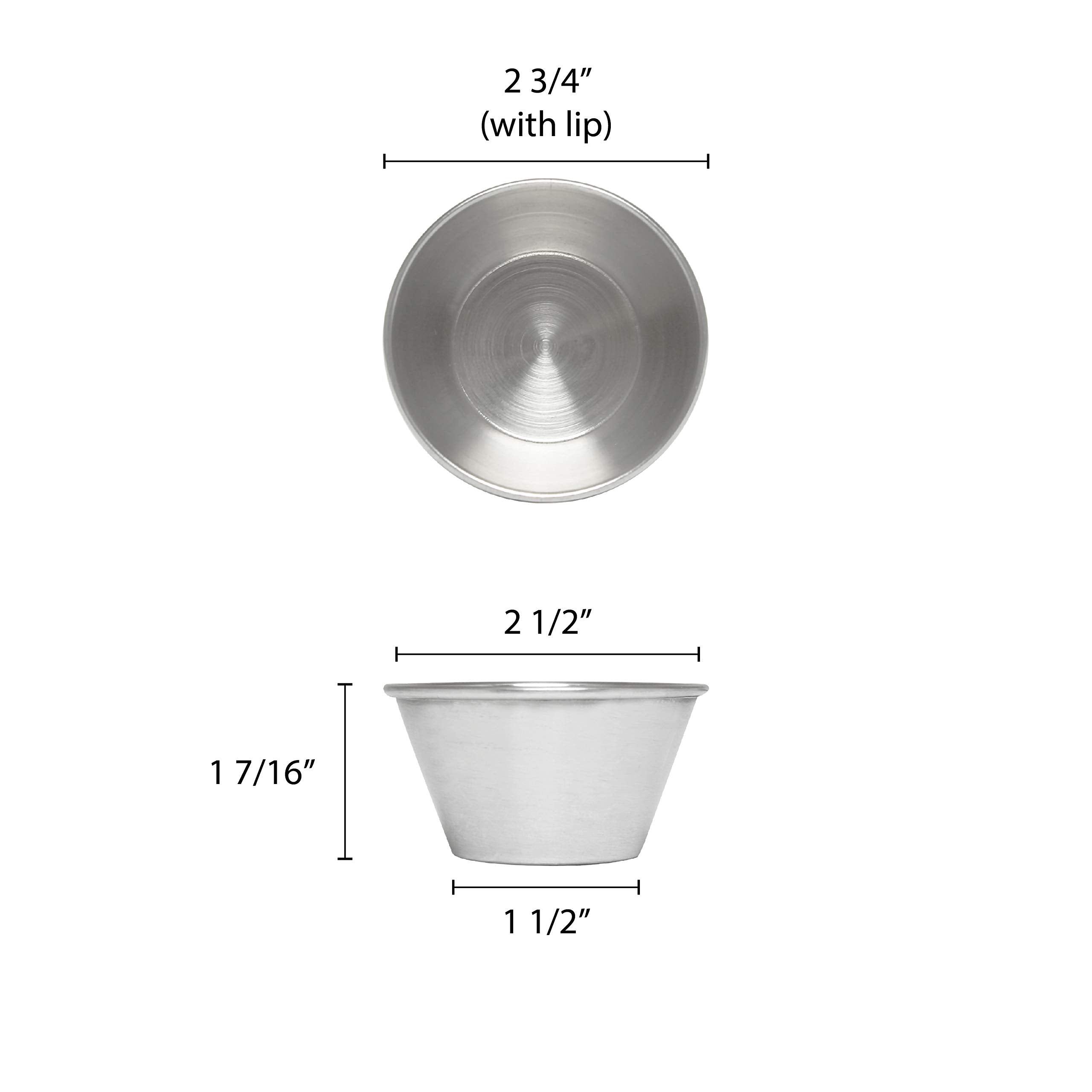 Thunder Group 3 oz stainless steel sauce cup, comes in each