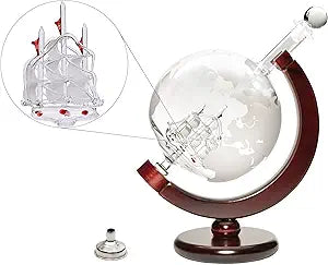 Handmade Glass Whiskey Liquor Decanter