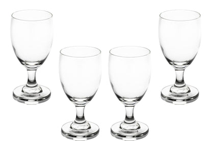 Water Glasses – 10 Ounce Modern Cocktail Goblets, Perfect Drinking Glasses for Wine, Cocktails and More – Elegant Glassware for Parties and Daily Use