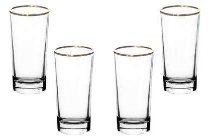 Highball Glasses - 10 Ounce Water and Tea Glassware for Juice, Whiskey, Wine, Cocktails, and More - Crystal Clear Versatile Stemless Drinking Glasses for Everyone