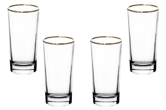 Highball Glasses - 10 Ounce Water and Tea Glassware for Juice, Whiskey, Wine, Cocktails, and More - Crystal Clear Versatile Stemless Drinking Glasses for Everyone