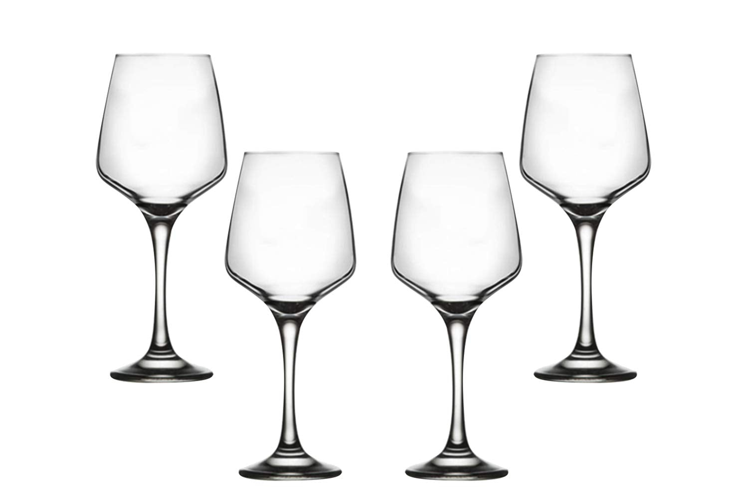 Goblet Glassware - 13.5 Ounce Crystal Clear Glasses - Drinking Glass for Cocktails, Wine and Liquors - Ideal for Bar, Parties, Wedding Gifts and Home