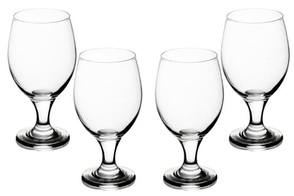 Water Glasses 14 Ounce - Goblets for Formal or Casual Meals Wine, Cocktail, Sangria, Aperol Spritz - Crystal-Clear Glassware Set for Tea Parties or Casual Drinks - Hosting Essentials