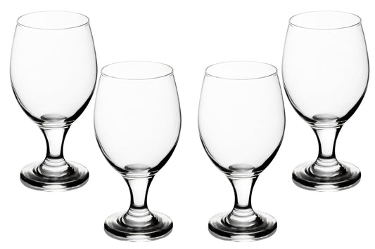 Water Glasses 14 Ounce - Goblets for Formal or Casual Meals Wine, Cocktail, Sangria, Aperol Spritz - Crystal-Clear Glassware Set for Tea Parties or Casual Drinks - Hosting Essentials