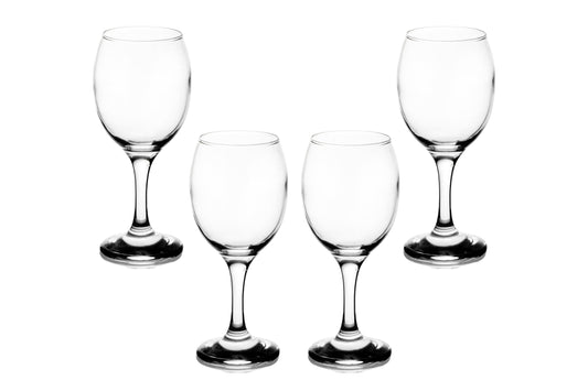 Wine Glasses - 8 Ounce Modern Crystal Clear Goblets, Perfect for Red Wine, Cocktails, and Champagne - Elegant Stemmed Glassware for All Occasions