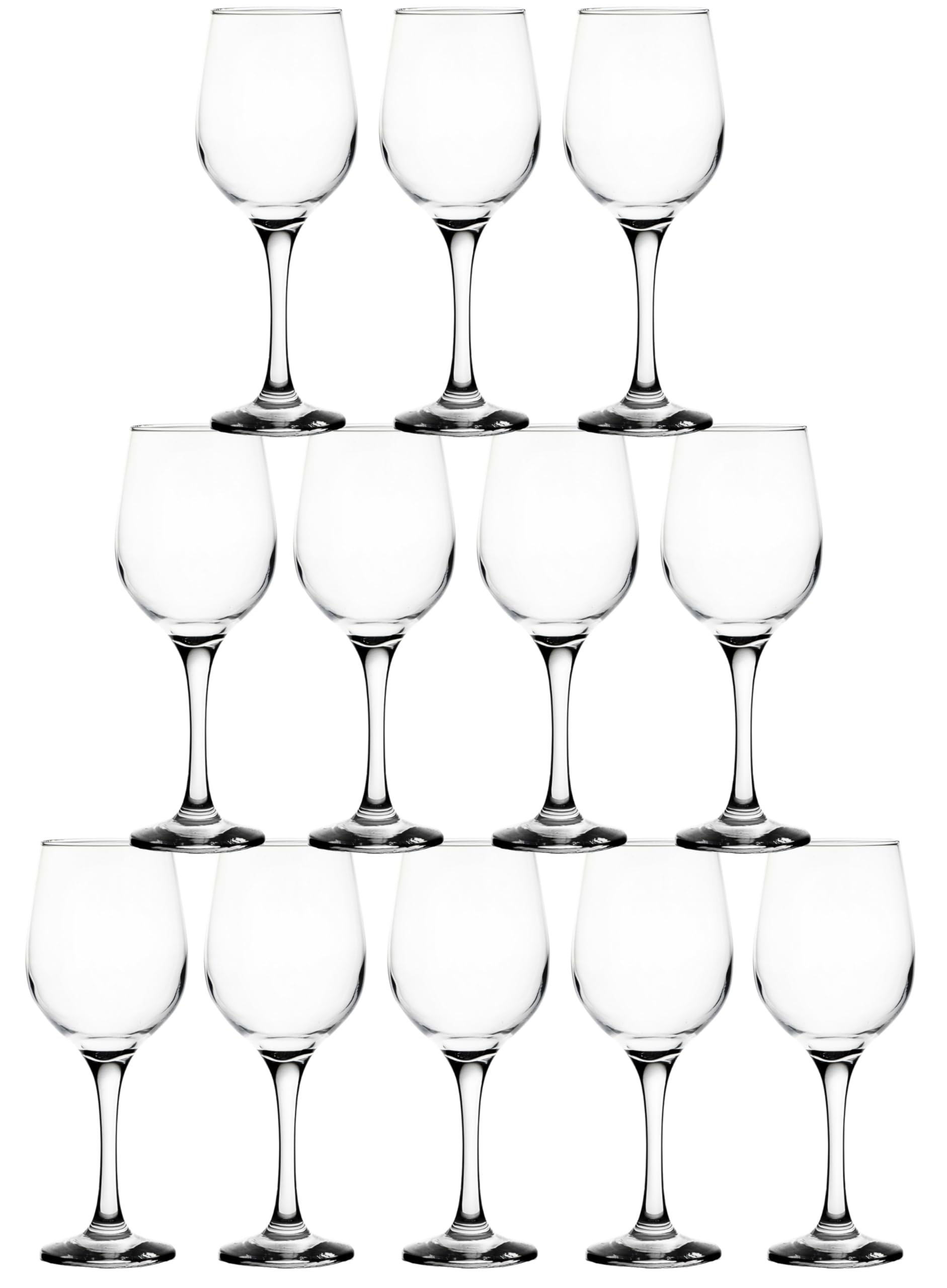 GIFTS PLAZA Crystal Clear Drinkware, 13.25 oz. - Elegant Wine Drinking Glasses for Mocktails, Cocktails, Water, and Other Beverages - Gift for Him or Her
