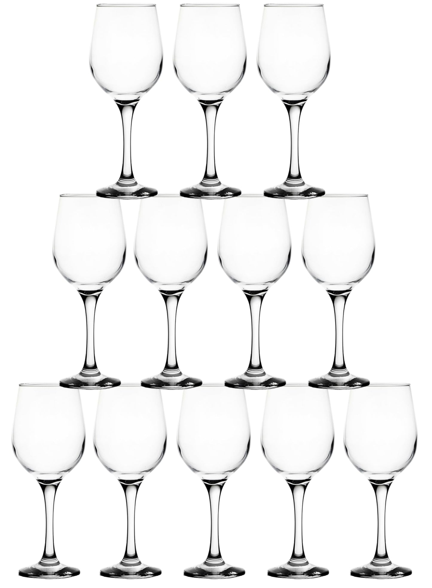 GIFTS PLAZA Crystal Clear Drinkware, 13.25 oz. - Elegant Wine Drinking Glasses for Mocktails, Cocktails, Water, and Other Beverages - Gift for Him or Her