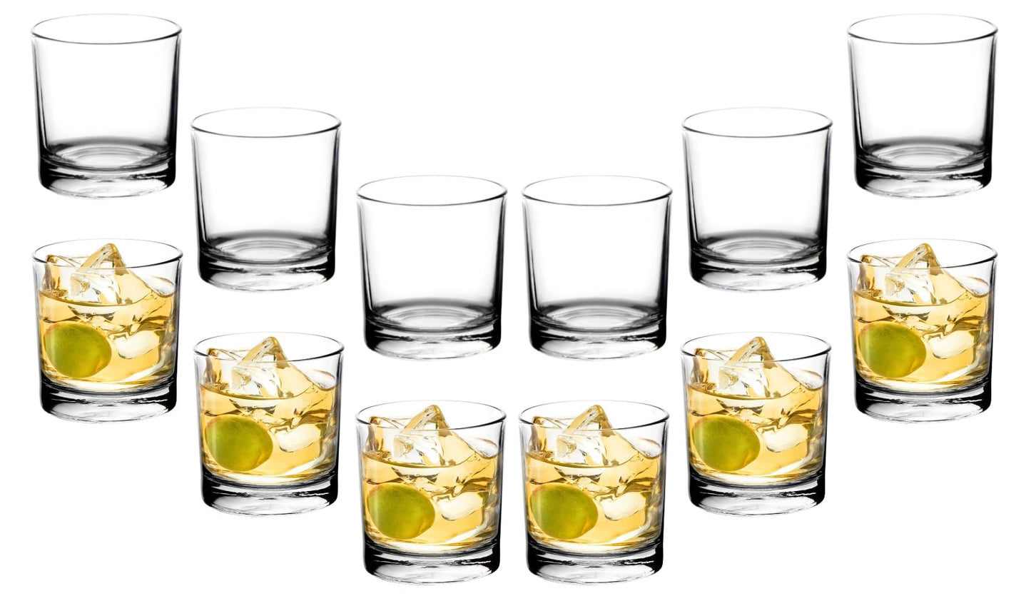 Old Fashioned Glasses - 10 Ounce, Rocks Glassware for Serving Spirits, Cocktails, Whiskey and More - Ideal for Bar, Kitchen or as a Thoughtful Gift