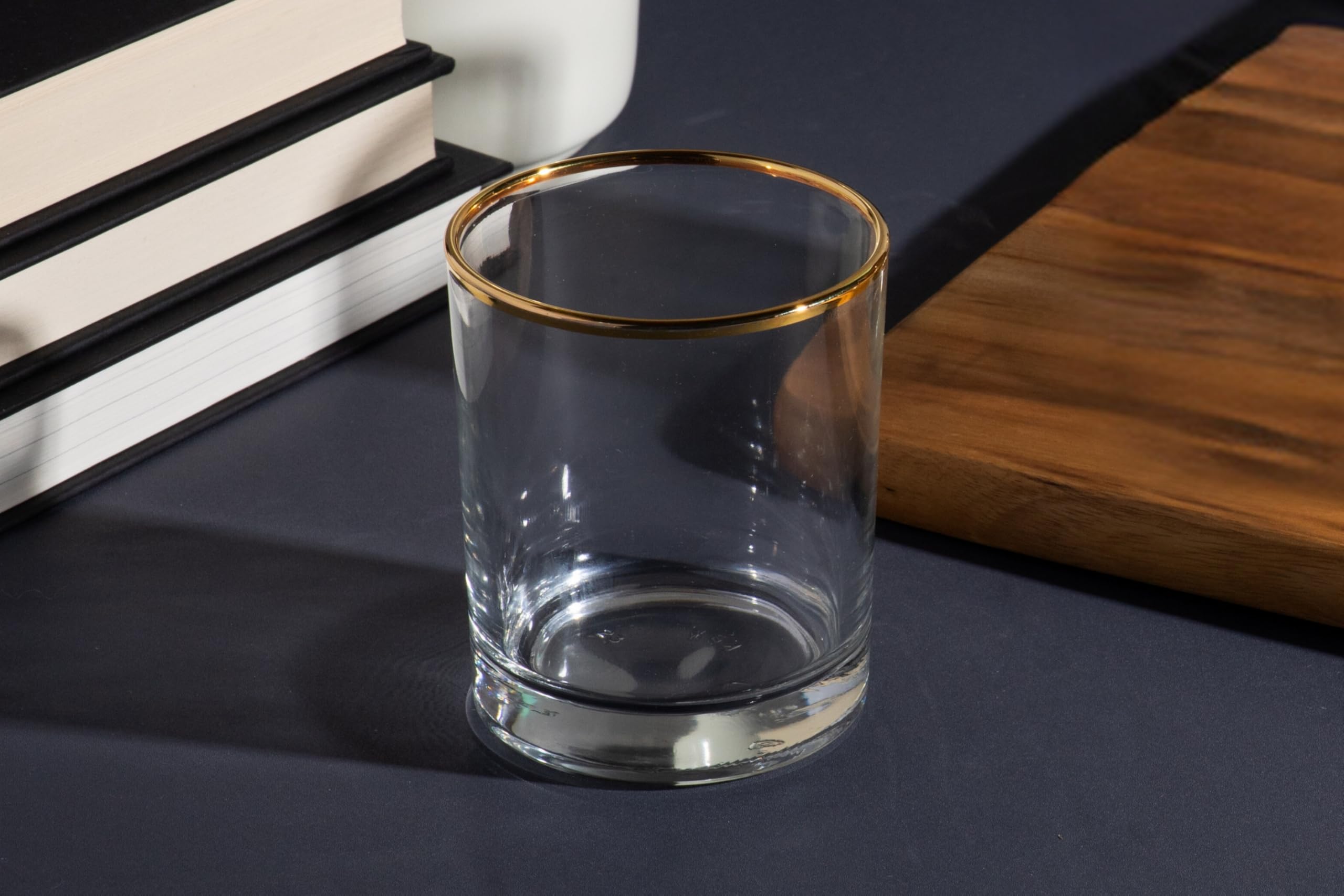 DOF Glasses - 11 Ounce Rocks Stemless Clear Glassware, Ideal Drinking Glasses for Whiskey, Water, Red Wine, and Cocktails - Versatile Old Fashioned Glasses