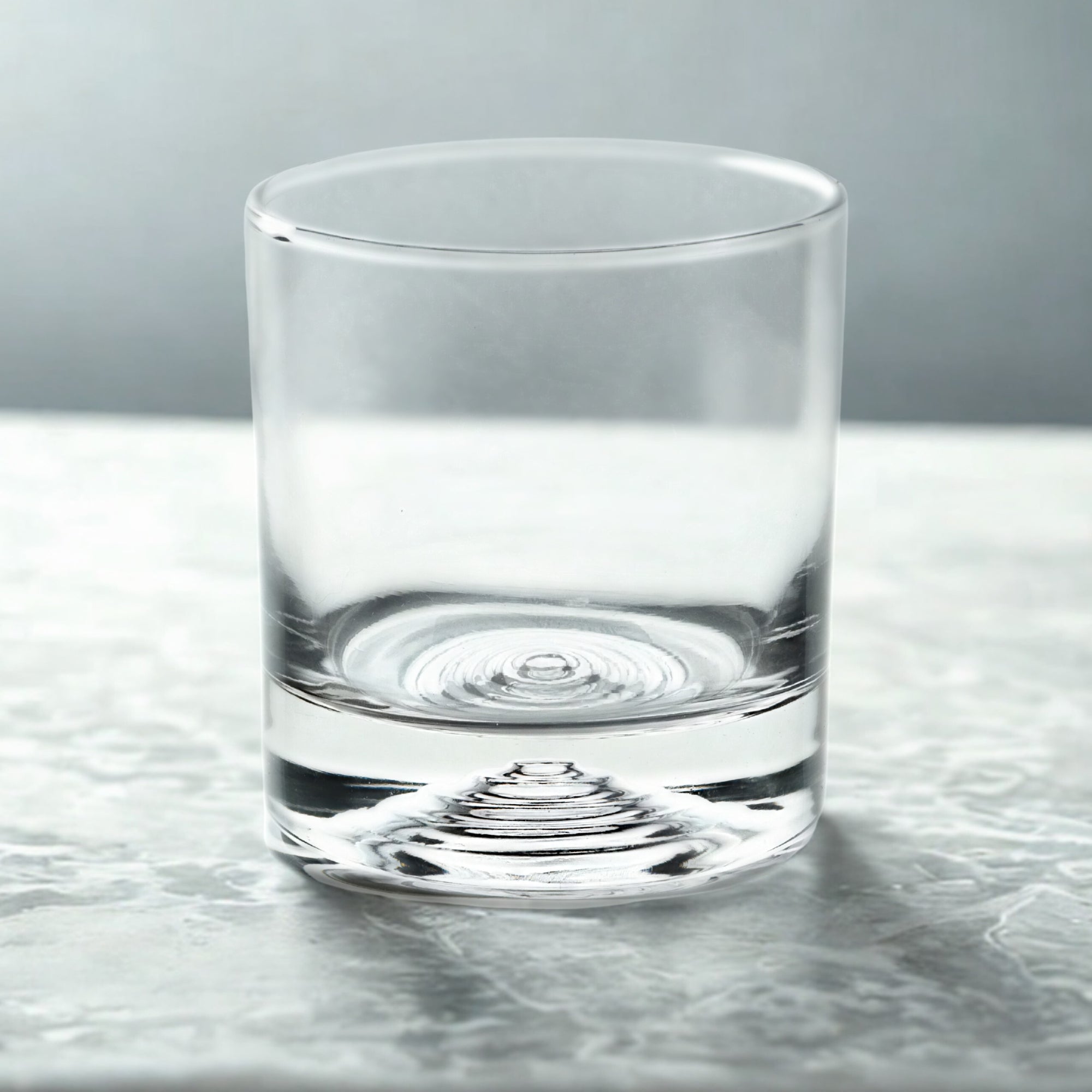 Crystal Clear Old Fashioned Glass - Lowball Glasses - 7 oz. Cute Style Drinkware for Whiskey, Bourbon, Vodka and Beverages - Ideal for Bar and Home