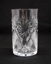 Cut Crystal Drinking Glass for Hot or Cold Fits Russian Metal Glass Holder