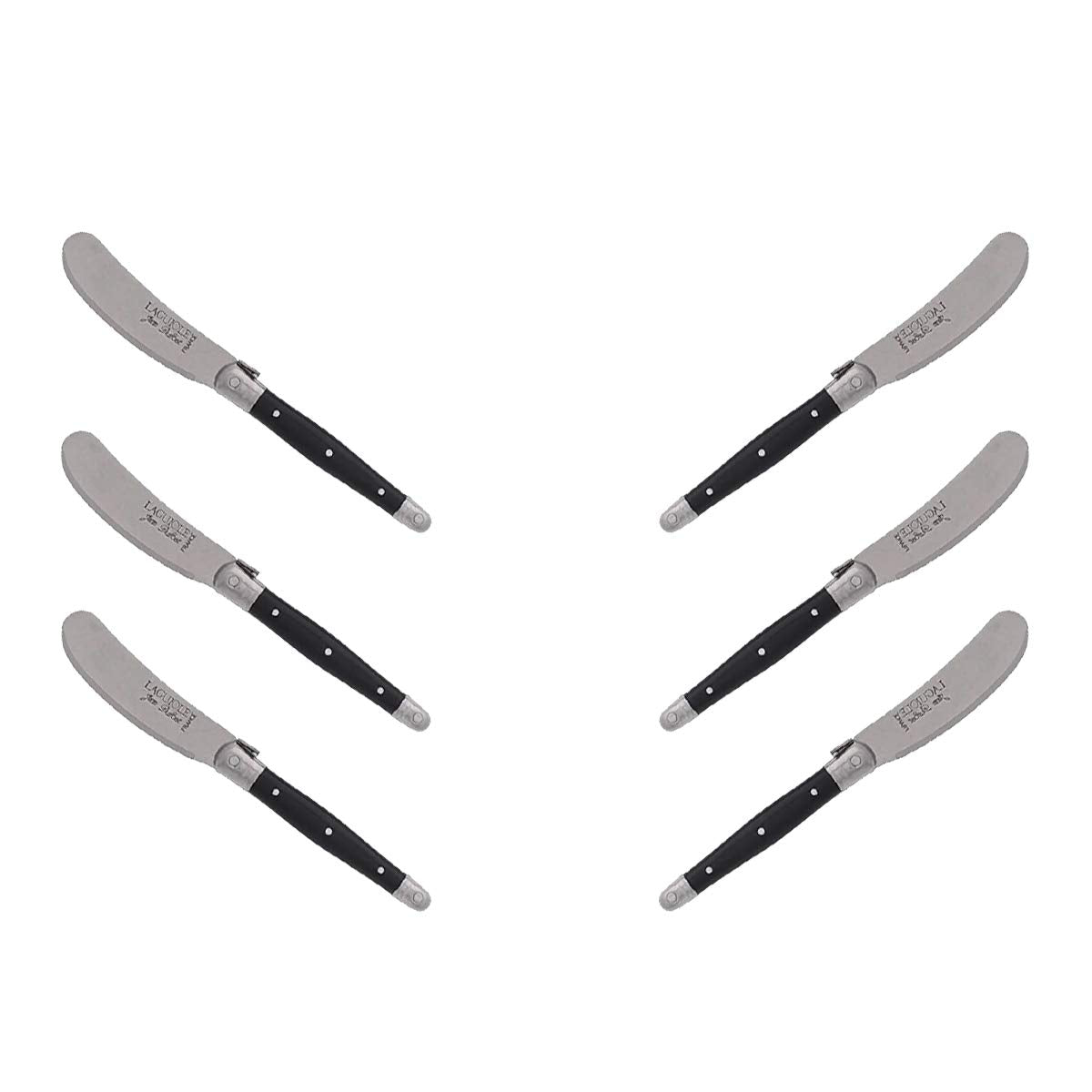 GIFTS PLAZA Mini Spreader Stainless Steel Knives - 6 Piece, Butter Knife Spreader Cutlery Set - Ideal for Kitchen Use