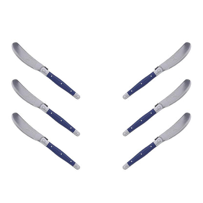 GIFTS PLAZA Mini Spreader Stainless Steel Knives - 6 Piece, Butter Knife Spreader Cutlery Set - Ideal for Kitchen Use