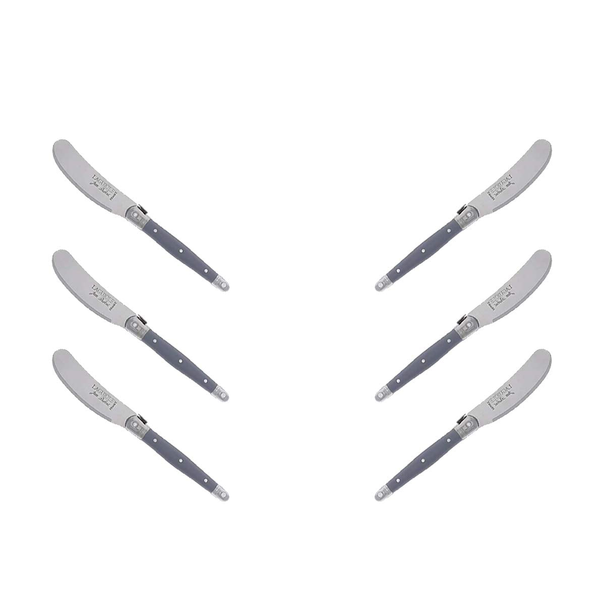GIFTS PLAZA Mini Spreader Stainless Steel Knives - 6 Piece, Butter Knife Spreader Cutlery Set - Ideal for Kitchen Use