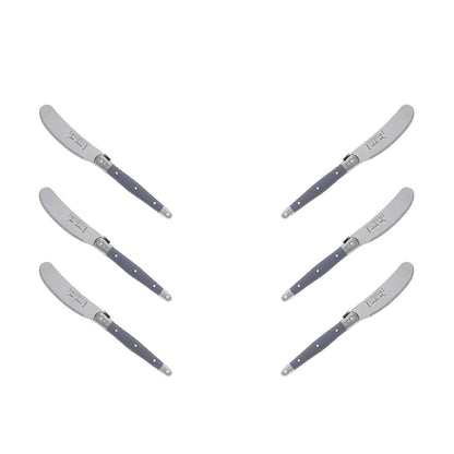 GIFTS PLAZA Mini Spreader Stainless Steel Knives - 6 Piece, Butter Knife Spreader Cutlery Set - Ideal for Kitchen Use