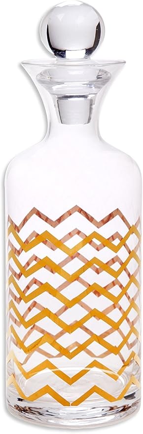 Crystal-Clear Glass Decanter Bottle for Wine or Liquor