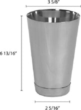 Stainless Steel Bar Shaker with Straight Lip, Malt Cup for Mixing Cocktail, Barware 15 OZ Set of 1, 2, 6, or 12 Pieces