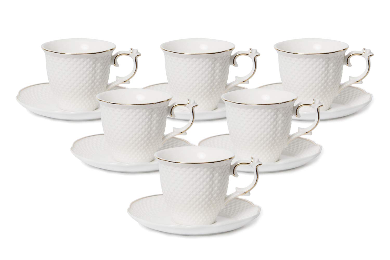 Tea set cups saucers