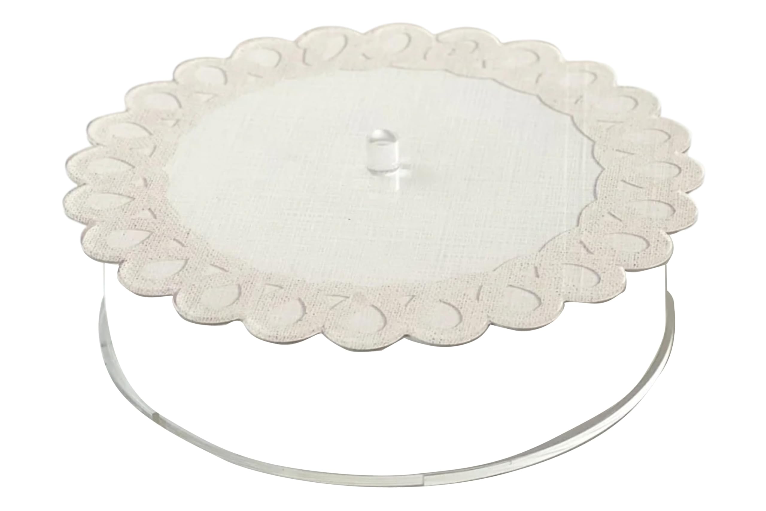 GIFTS PLAZA Elegant Matzah Box for Passover ? Scalloped Edge Matzo Storage - Seder Table Decor, Kosher for Passover, Jewish Gift and Dining Table Centerpiece