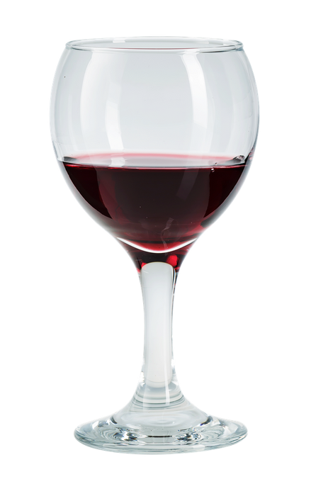 Misket Wine Glass Set of 6, Clear Wine Goblets