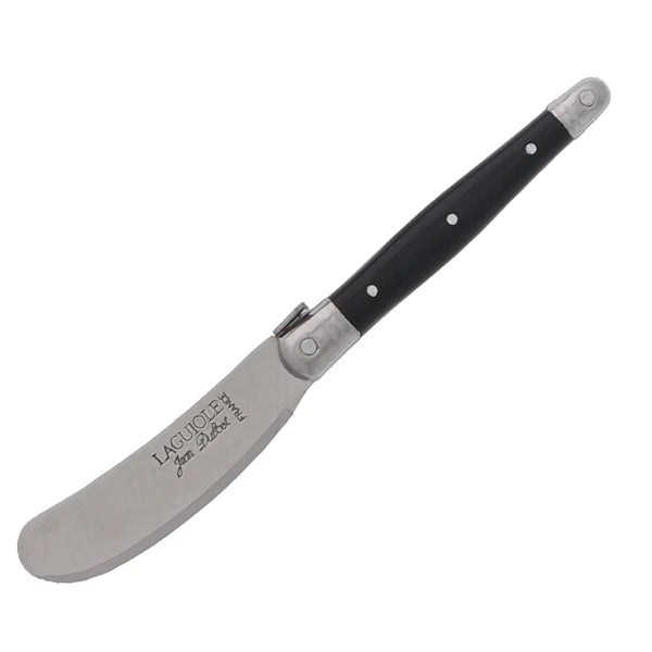 Gifts Plaza mini spreader knife set styled on a charcuterie board with meats and garnishes