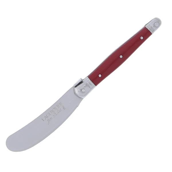 Gifts Plaza mini spreader knife set alongside a formal place setting with dinnerware