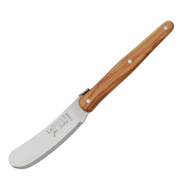 Overhead flat-lay of the complete Gifts Plaza 6-piece spreader set on a white marble surface