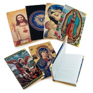 (D) Tapestry  Prayer Journal, Inspirational Icon Notepad, Compact 5 1/2" x 3 1/2" Size (13 Notepad Styles)