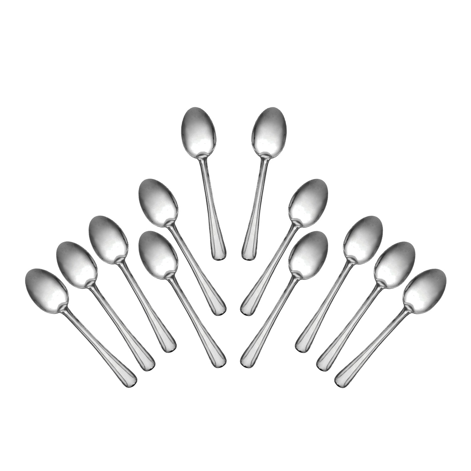 Stainless Steel Flatware Set - Domilion Specialty Pieces, 12pc.