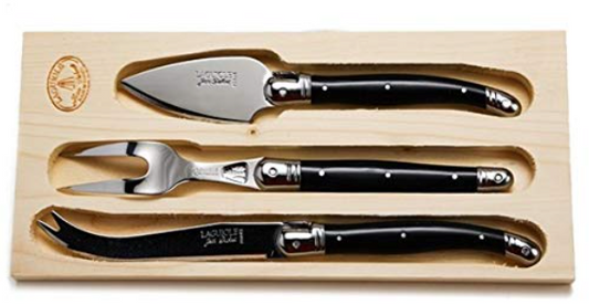 Laguiole Hand Made French 3pc Parmesan Cheese Set, Vintage