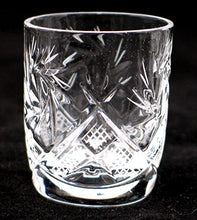 Set of 6 Shot Glasses, 1.5oz Handmade Vintage Crystal Glasses