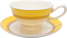 Royalty Porcelain 20-pc Dinner Set for 4, 24K Gold, Bone China