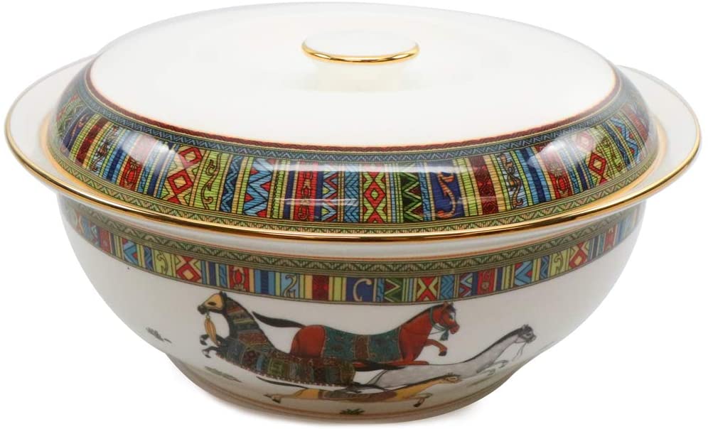 Royalty Porcelain 58 Pc Luxury Banquet Dinner Set, Premium Bone China