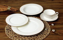 Royalty Porcelain 20-pc Dinner Set for 4, 24K Gold, Bone China