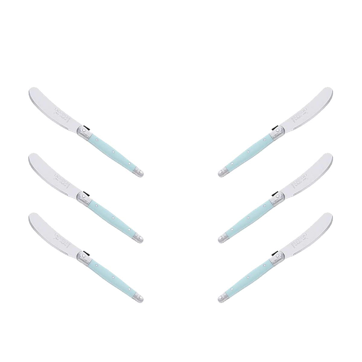 GIFTS PLAZA Mini Spreader Stainless Steel Knives - 6 Piece, Butter Knife Spreader Cutlery Set - Ideal for Kitchen Use