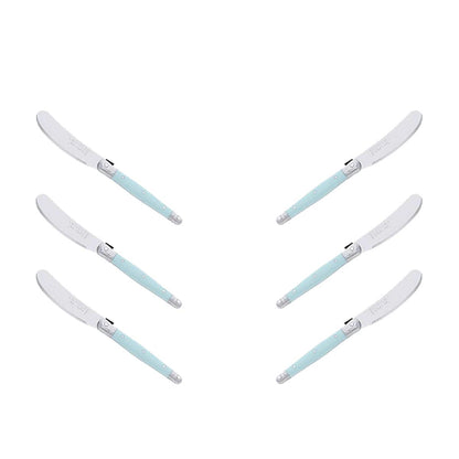 GIFTS PLAZA Mini Spreader Stainless Steel Knives - 6 Piece, Butter Knife Spreader Cutlery Set - Ideal for Kitchen Use