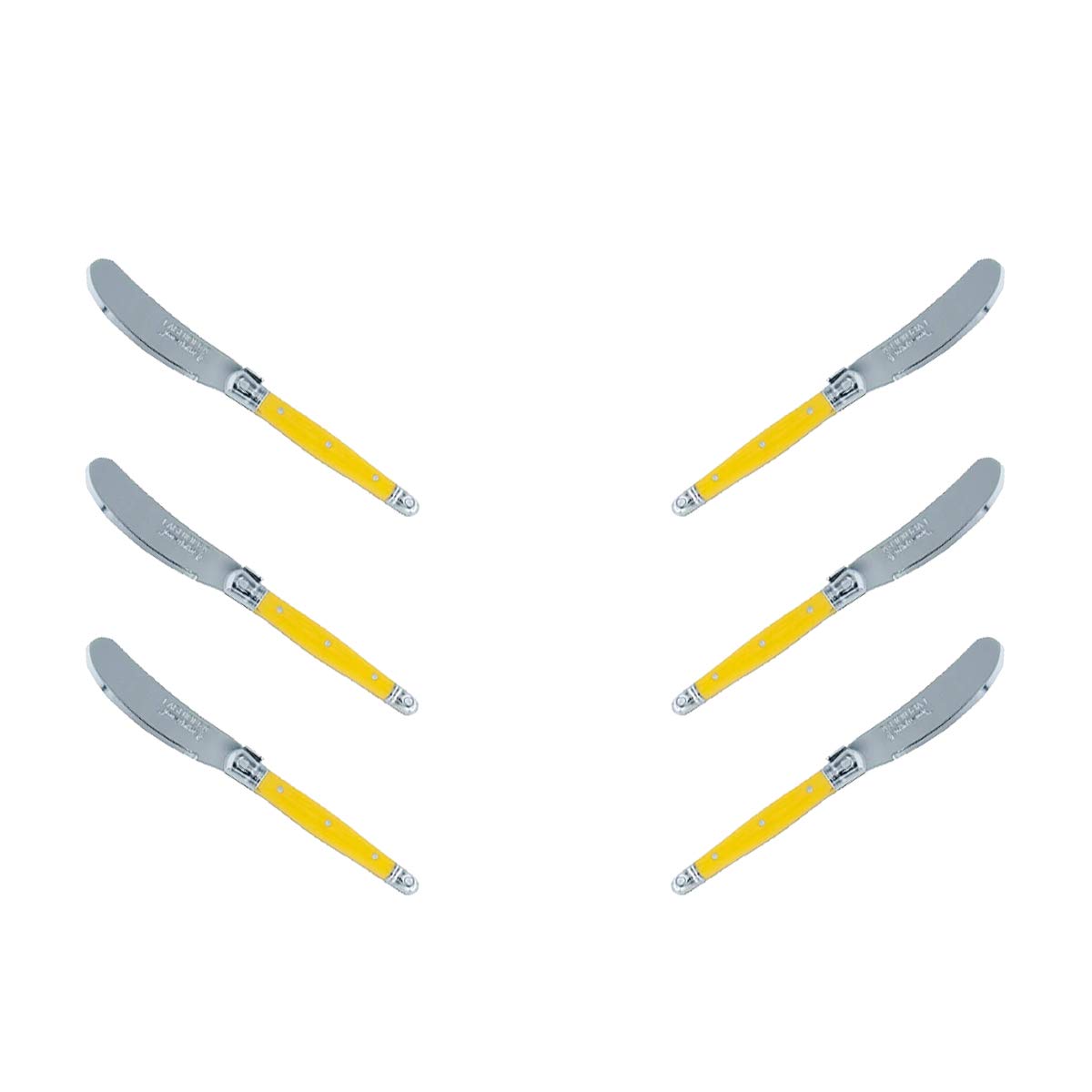 GIFTS PLAZA Mini Spreader Stainless Steel Knives - 6 Piece, Butter Knife Spreader Cutlery Set - Ideal for Kitchen Use