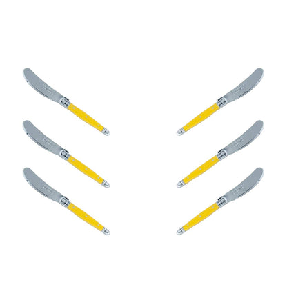 GIFTS PLAZA Mini Spreader Stainless Steel Knives - 6 Piece, Butter Knife Spreader Cutlery Set - Ideal for Kitchen Use
