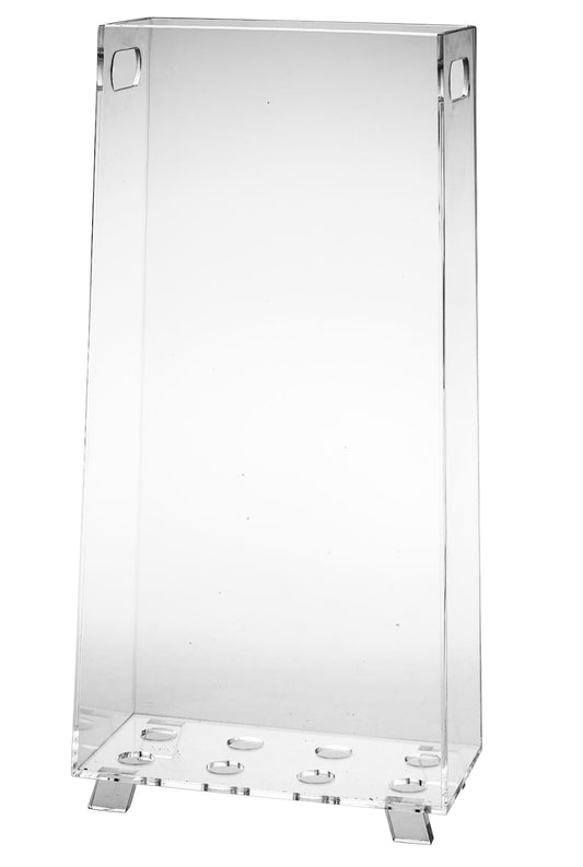 (D) Judaica Umbrella Stand Lucite Fits 8 Umbrellas 21x10''