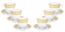 Tea set cups saucers